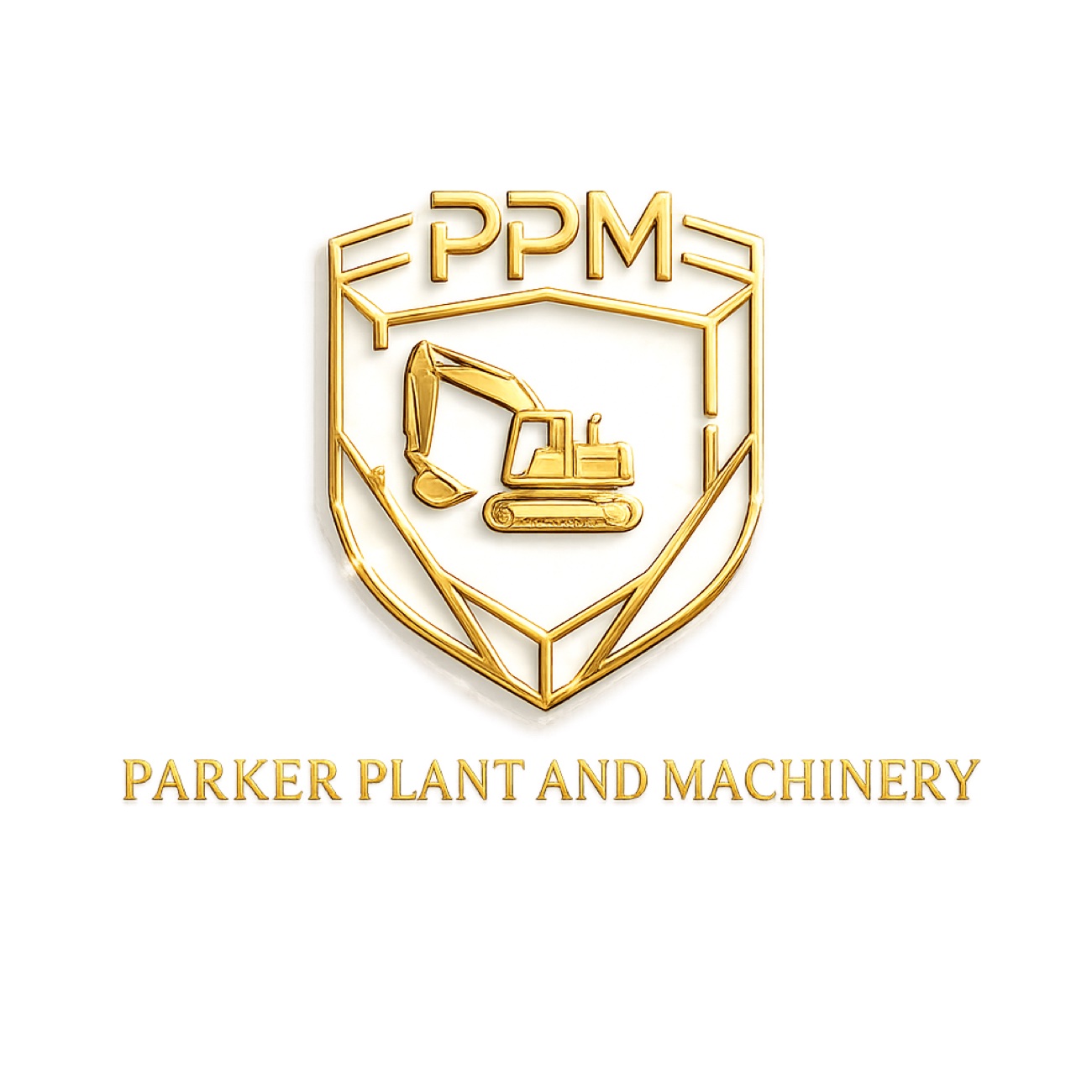 Parker Plant and Machinery gold logo Helston Cornwall